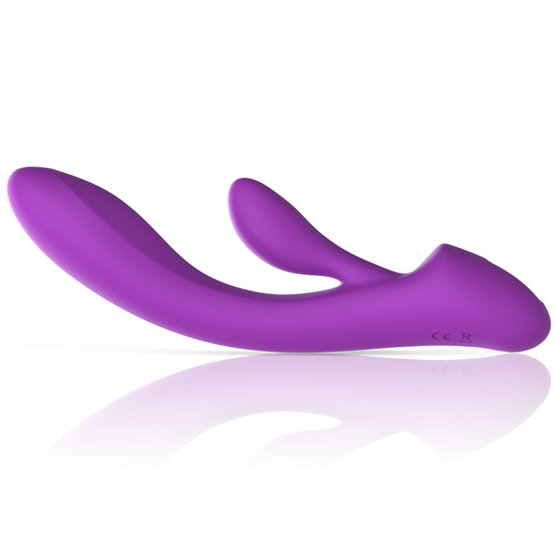 INTENSO - VIBRADOR LUIGI COELHO SILICONA LÍQUIDO ROXO