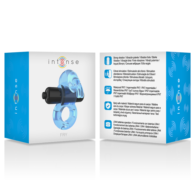 INTENSO - ANEL VIBRADOR - FRY AZUL