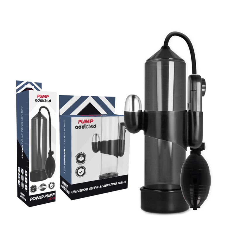 ADICTO A LA BOMBA - VIBRADOR NEGRO RX3