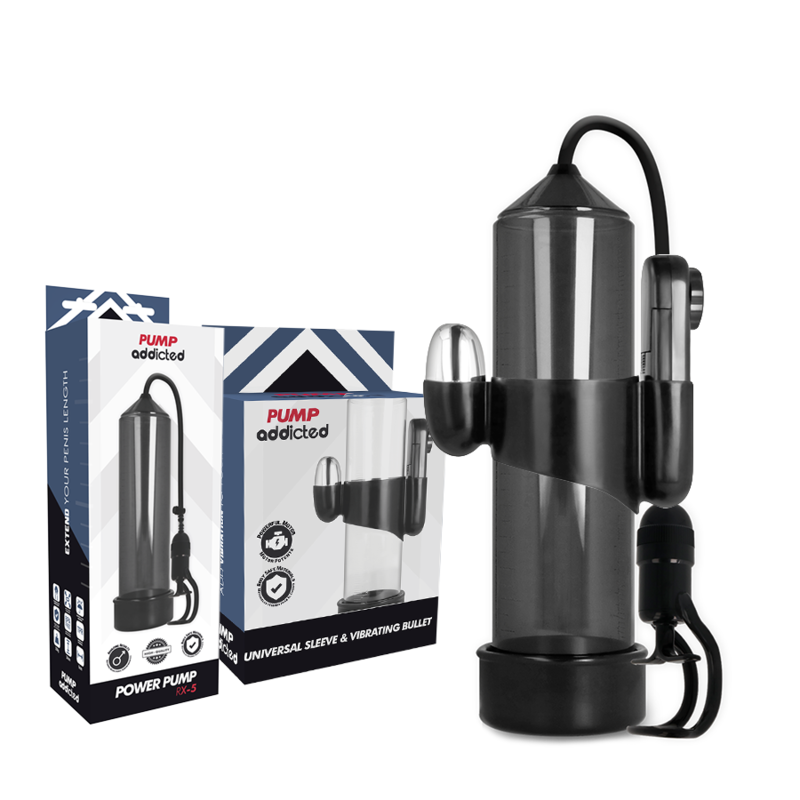 ADICTO A LA BOMBA - VIBRADOR NEGRO RX5