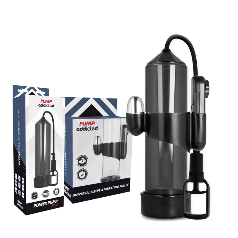ADICTO A LA BOMBA - VIBRADOR NEGRO RX7