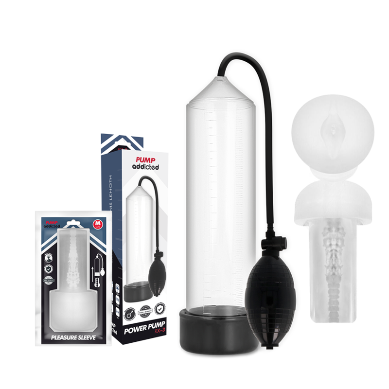 PUMP ADDICTED - RX3 TRANSPARENTE CON MANGA DE PLACER