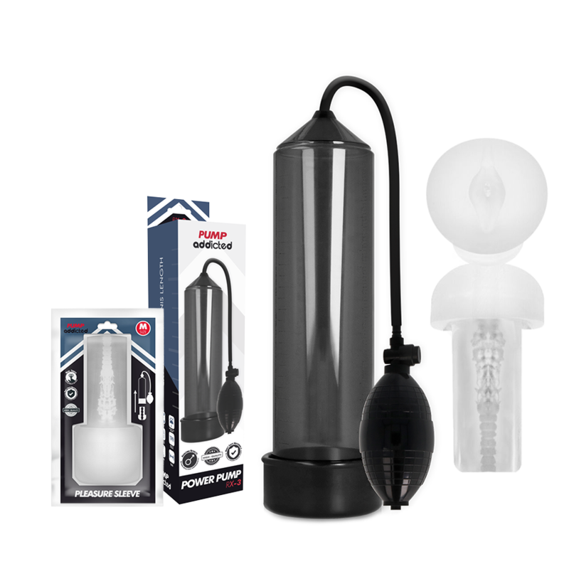 PUMP ADDICTED - RX3 NEGRO CON MANGA DE PLACER