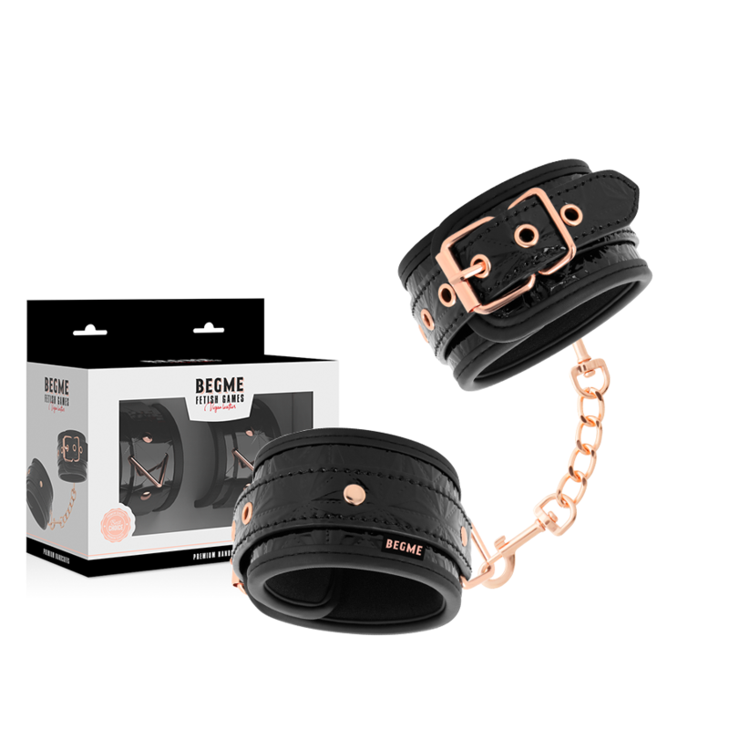 BEGME - BLACK EDITION ALGEMAS PARA MÃOS COM FORRO EM NEOPRENO