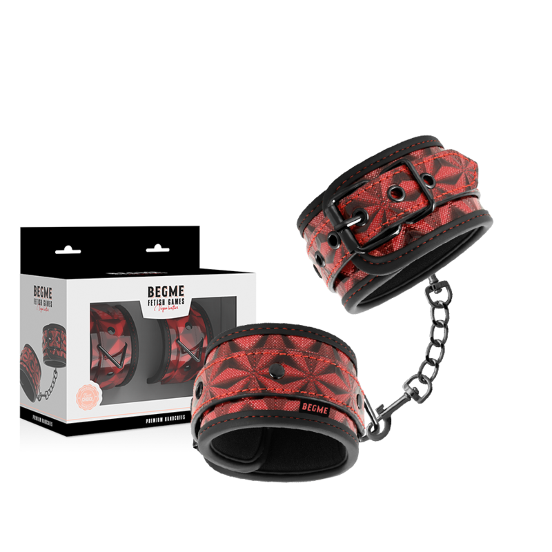 BEGME - ALGEMAS PREMIUM RED EDITION COM FORRO DE NEOPRENO
