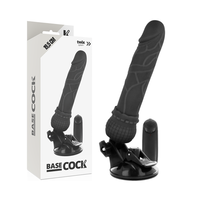 Basecock Vibrador de Control Remoto Natural Realista 19,5 cm