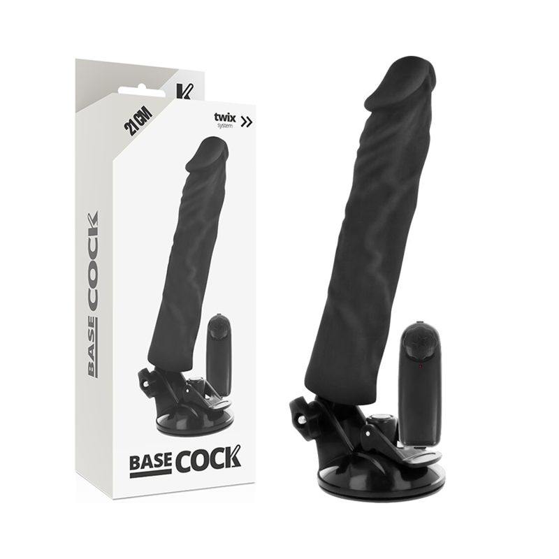 Basecock - Vibrador Realístico Control Remoto Natural 21 Cm O 4 Cm