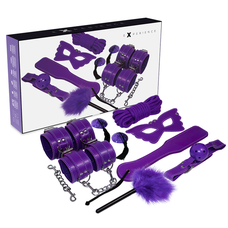 EXPERIENCIA - KIT BDSM FETISH SÉRIE ROXA