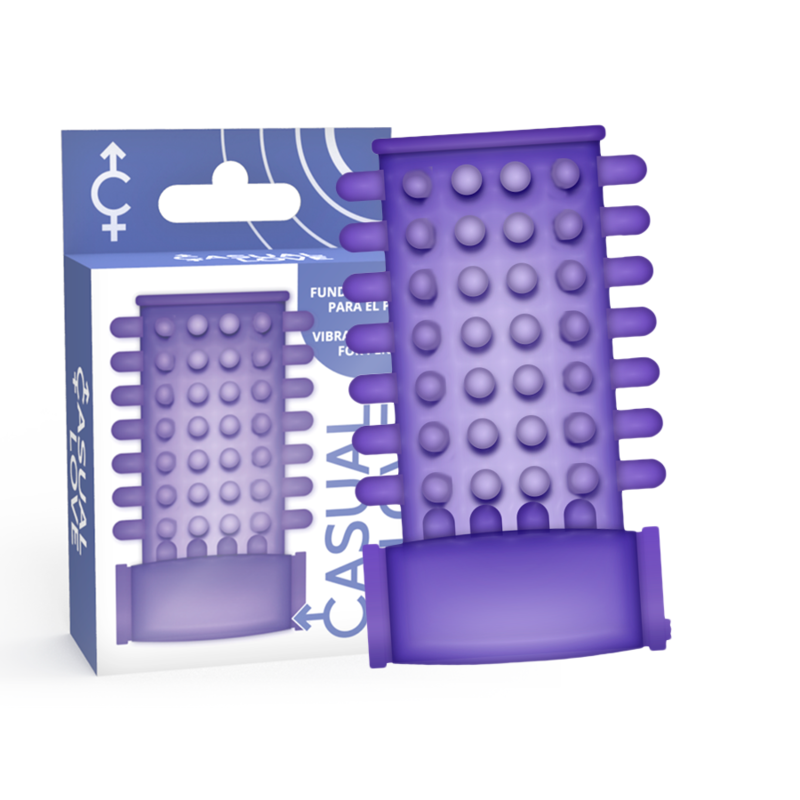 CASUAL LOVE - TAMPA DO PÊNIS DO VIBRADOR DE LILA ANEL