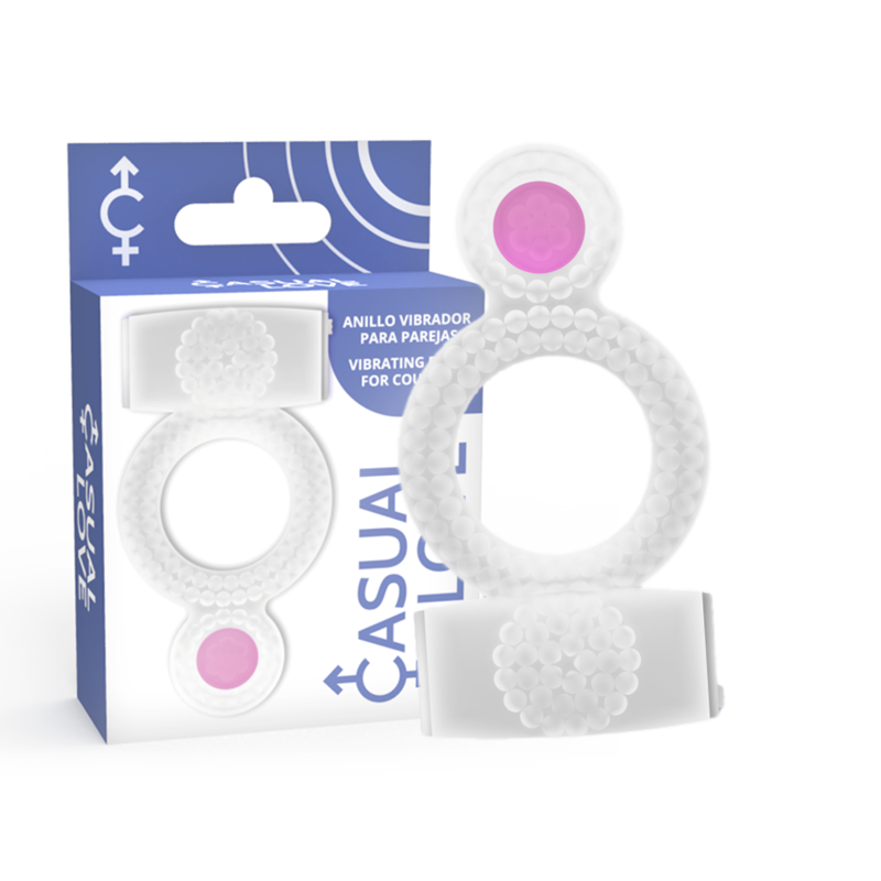 CASUAL LOVE - ANEL DOUBLE PLEASURE TRANSPARENTE - Sex Shop Sexy