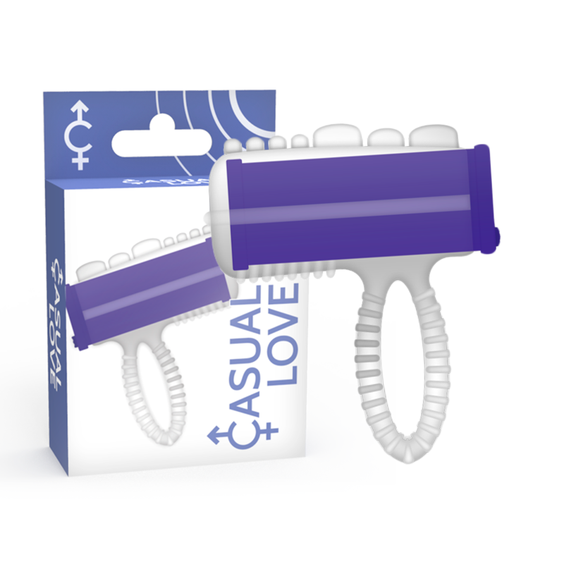 CASUAL LOVE - LÍNGUA VIBRADORA DE ANEL LILA