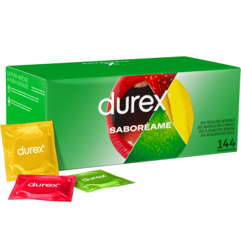 DUREX – PLEASURE FRUITS 144 UNIDADES - Sex Shop Sexy