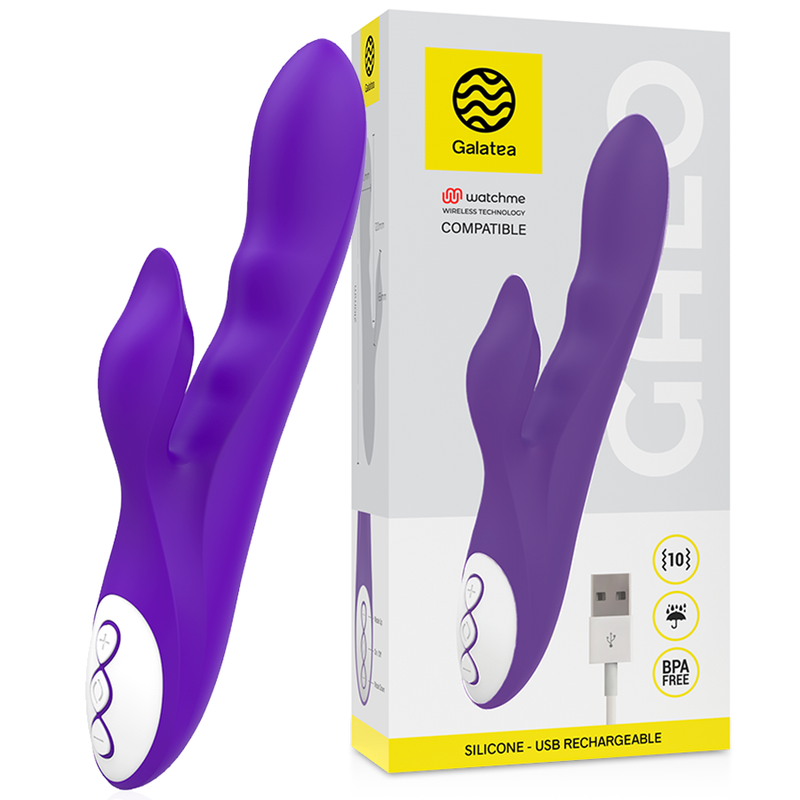 GALATEA - GALO VIBRADOR LILÁS COMPATÍVEL COM WATCHME - Sex Shop Sexy