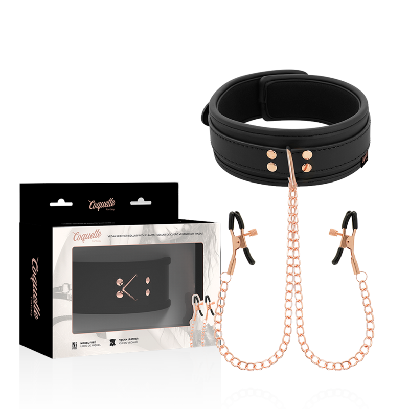 COQUETTE CHIC DESIRE - PINZA PARA PEZONES COLAR FANTASY COM FORRO DE NEOPRENO