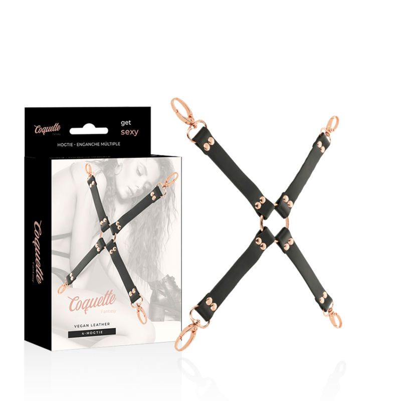 COQUETA CHIC DESIRE - FANTASY HOG TIE COURO VEGANO
