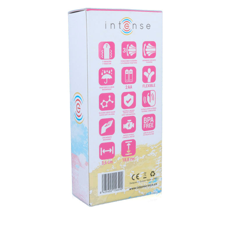 INTENSE - VIBRADOR OSCILANTE SUSY COELHO DE SILICONA ROSA