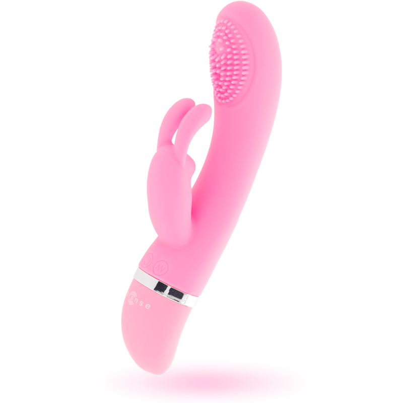 INTENSE - SUSY VIBRADOR OSCILANTE SILICONE COELHO ROSA - Sex Shop Sexy