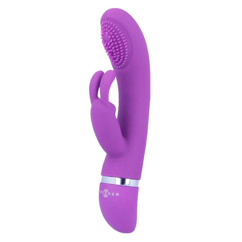 INTENSE - SUSY VIBRADOR OSCILANTE SILICONE COELHO LILÁS - Sex Shop Sexy