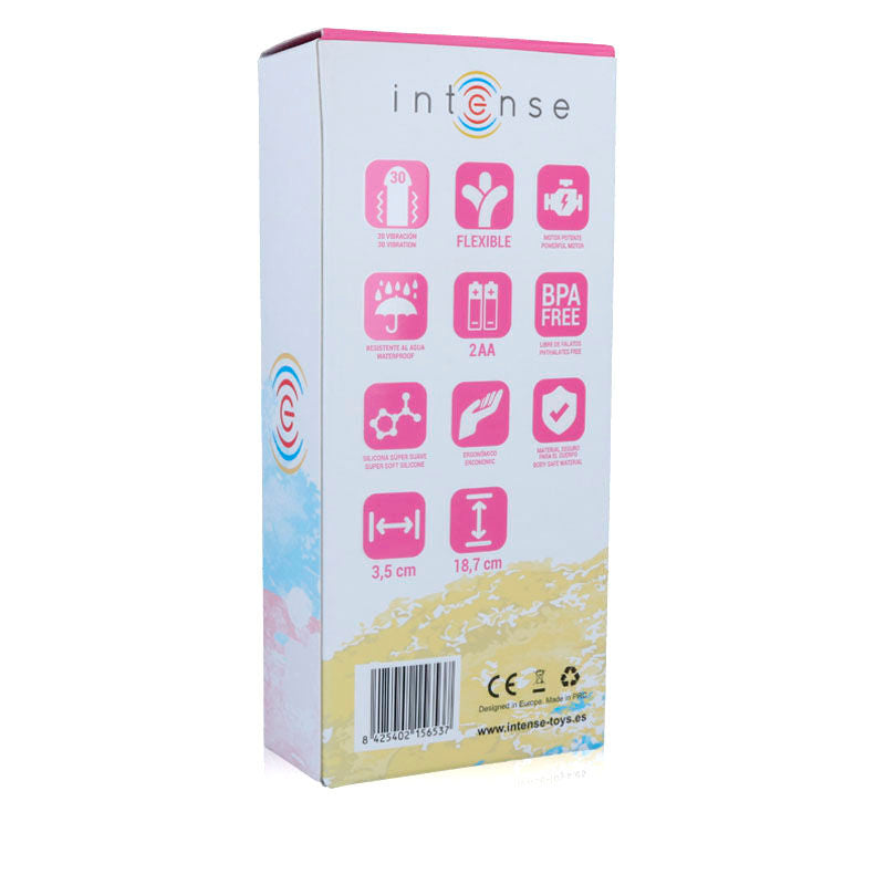 INTENSO - VIBRADOR LEO ROSA SILICON LUXE