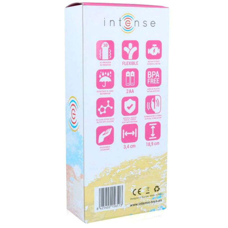 INTENSE - HILARI VIBRADOR ROSA SILICONE LUXE - Sex Shop Sexy