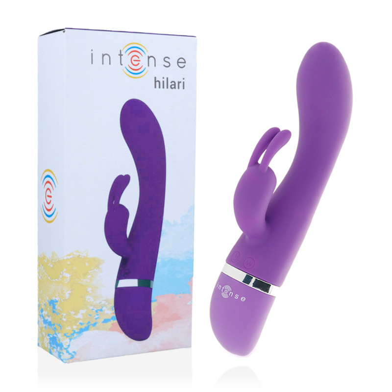 INTENSE - HILARI VIBRADOR LILÁS SILICONE LUXE - Sex Shop Sexy