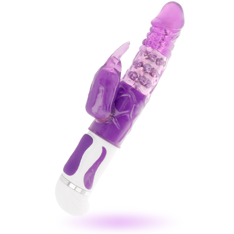 INTENSE - GUPPY VIBRADOR ROTATIVO LILÁS - Sex Shop Sexy