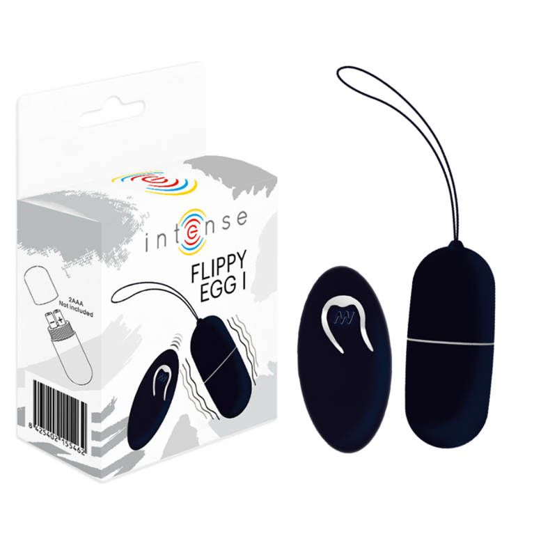 INTENSE - FLIPPY I OVO COM CONTROLO REMOTO NEGRO - Sex Shop Sexy