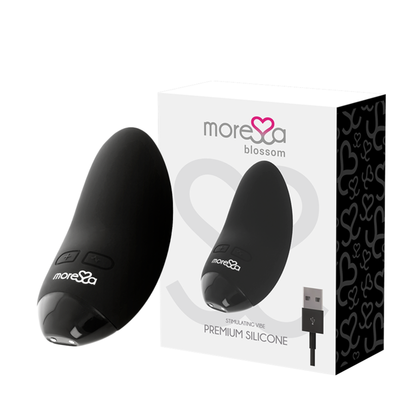 MORESSA - BLOSSOM MASSAJADOR PESSOAL PRETO