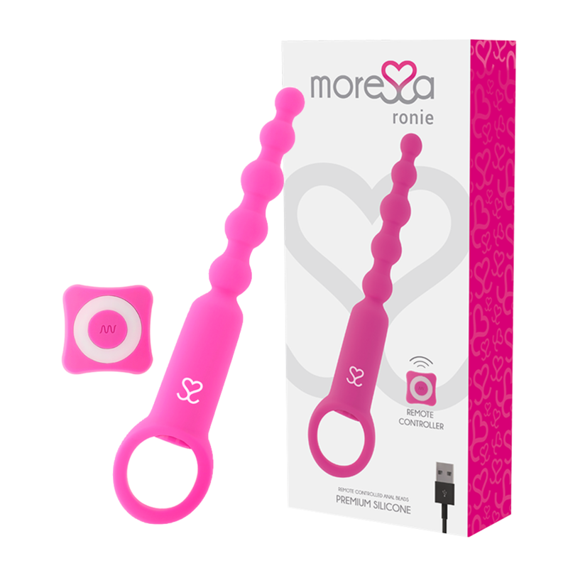 MORESSA - RONIE ROSÁRIO ANAL POTENTE COM CONTROLO REMOTO ROSA