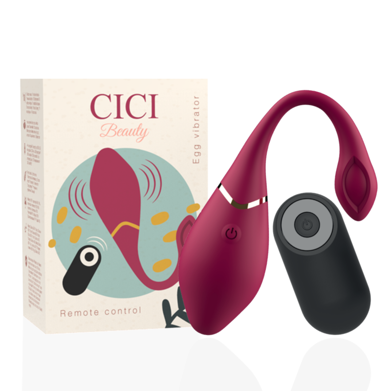 CICI BEAUTY - VIBRADOR DE HUEVO DE SILICONA PREMIUM CONTROL REMOTO