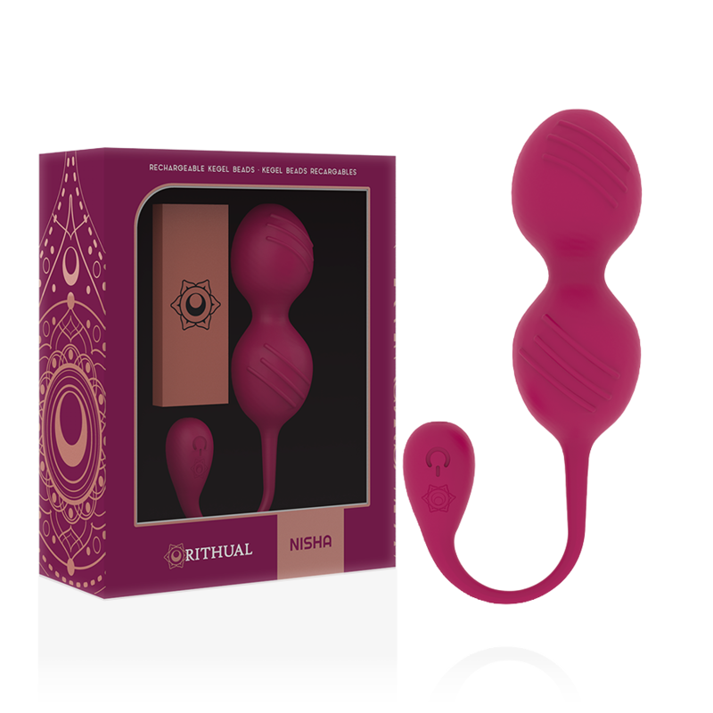 RITUAL NISHA - BOLAS KEGEL VIBRADORAS RECARREGÁVEIS ORQUÍDEA