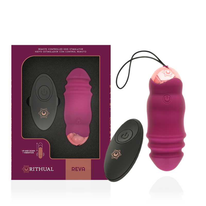 RITHUAL - REVA EGG SISTEMA DE CONTROL REMOTO PARA CIMA E PARA BAIXO + VIBRAO