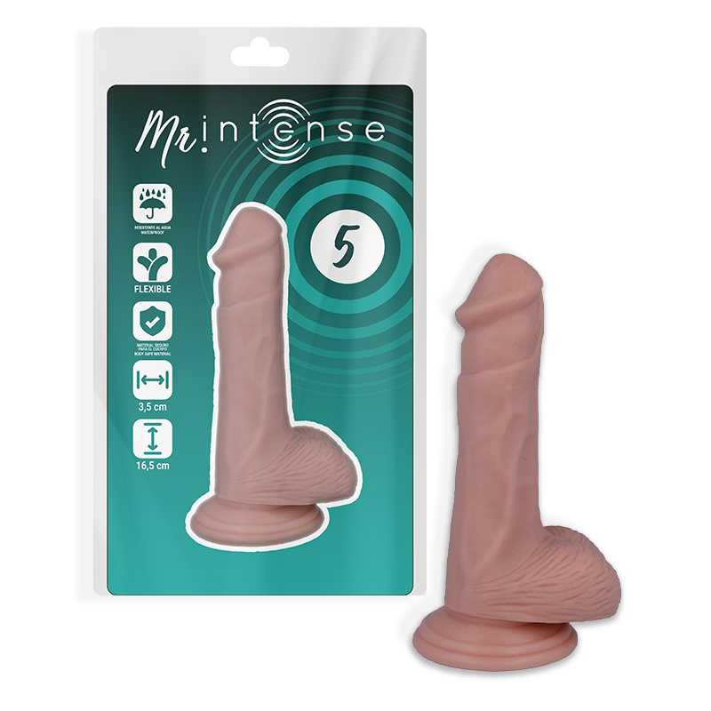MR INTENSE - 5 DILDO REALISTA 16.5 CM x 3.5 CM - Sex Shop Sexy