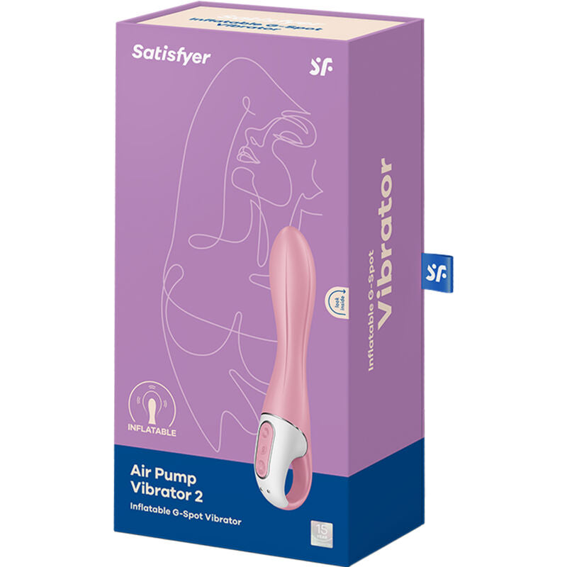 SATISFYER - VIBRADOR BOMBA DE AR ​​2 ROSA
