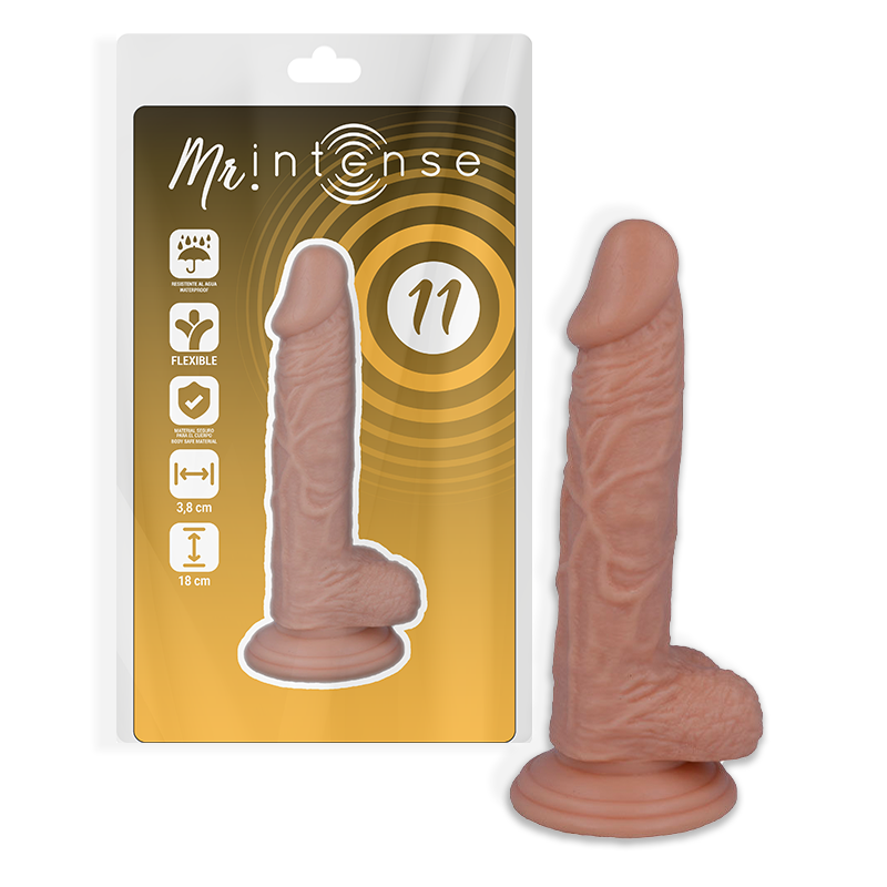MR INTENSE - 11 DILDO REALISTA 18 CM x 3.8 CM - Sex Shop Sexy
