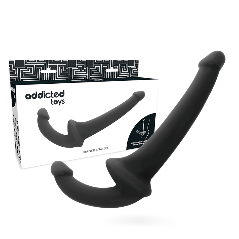 JUGUETES ADICTOS - DILDO COM RNA S SEM SUJEITO PRETO