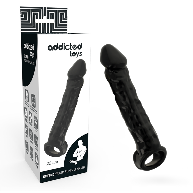 JUGUETES ADICTO - DONG EXTENSO NEGRO