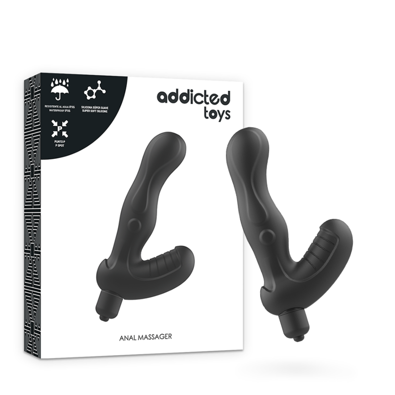 ADDICTED TOYS - P-SPOT VIBE ESTIMULADOR ANAL DE PRÓSTATA DE SILICONA