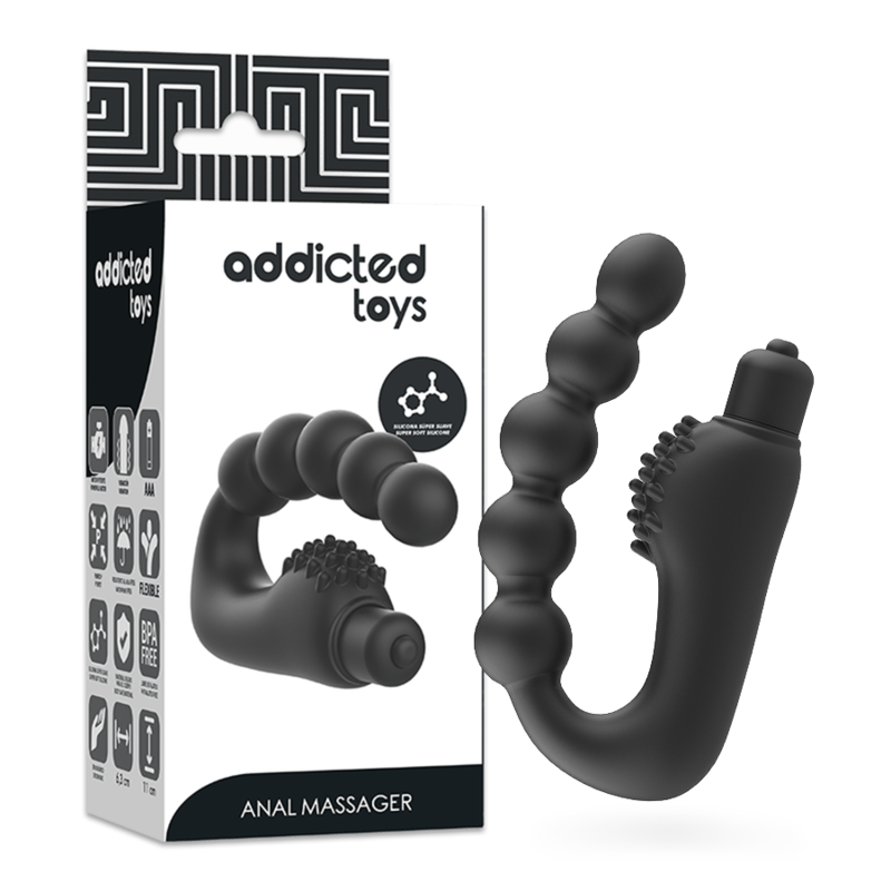 ADDICTED TOYS - MASAJEADOR ANAL PROSTTICO COM VIBRAO
