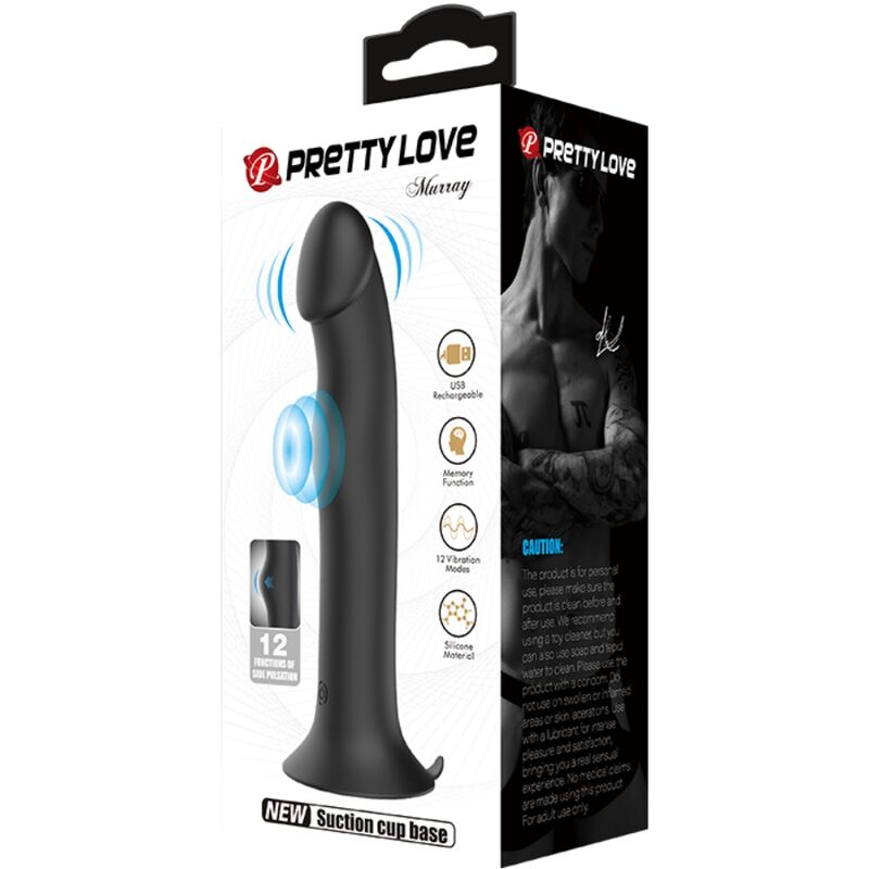 Pretty Love - Vibrador Murray E Sucker De Clitóris Preto