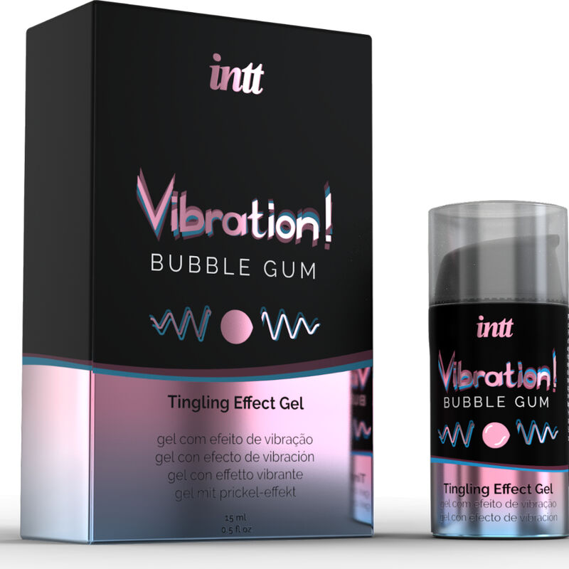 INTT - POTENTE ESTIMULANTE ÍNTIMO GEL VIBRADOR LÍQUIDO PASTILHA ELÁSTICA 15 ML