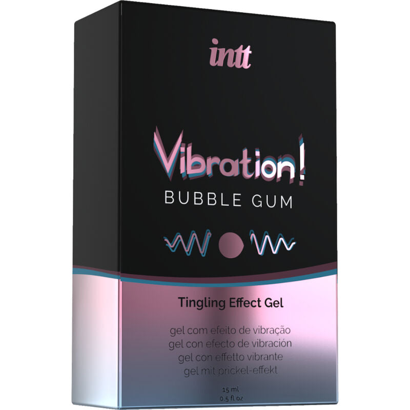 INTT - POTENTE ESTIMULANTE ÍNTIMO GEL VIBRADOR LÍQUIDO PASTILHA ELÁSTICA 15 ML