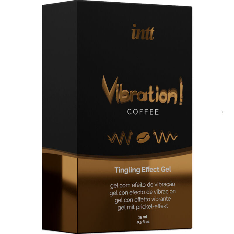 INTT - POTENTE ESTIMULANTE ÍNTIMO GEL VIBRADOR LÍQUIDO CAFÉ 15 ML
