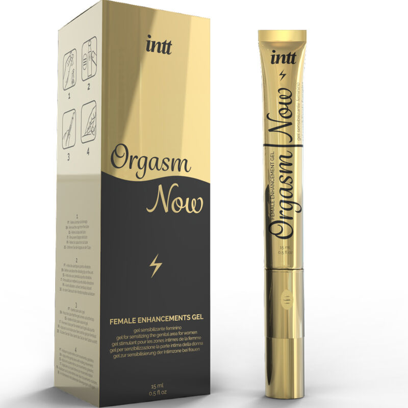 Intt Lubricants - Gel Estimulante Vaginal Intenso Com Aplicador Vibrador