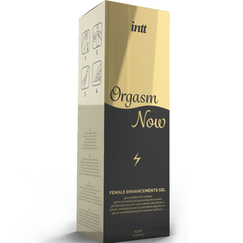 Intt Lubricants - Gel Estimulante Vaginal Intenso Com Aplicador Vibrador