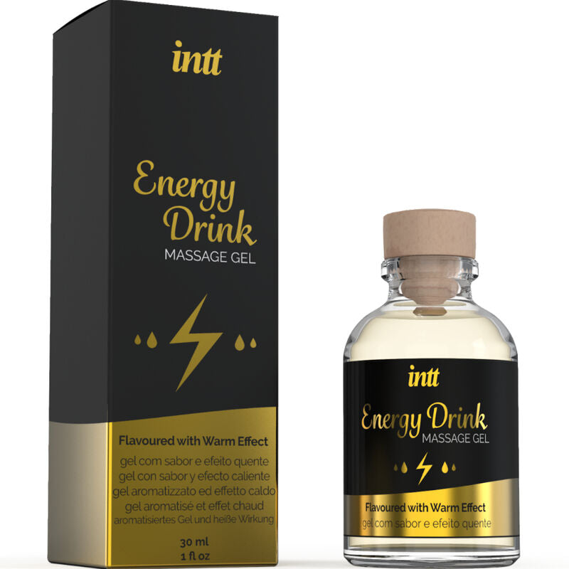 MASAJE INTT Y SEXO ORAL - GEL DE MASAJE COM ENERGIA AROMATIZADA BEBIDA E EFEITO AQUECENTE
