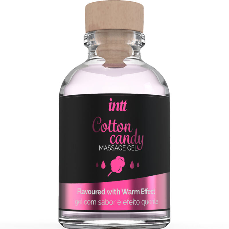 MASAJE INTT Y SEXO ORAL - GEL DE MASAJE COM SABOR ALGODÃO DOCE E EFEITO AQUECENTE