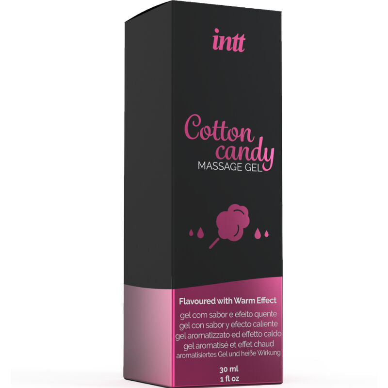 MASAJE INTT Y SEXO ORAL - GEL DE MASAJE COM SABOR ALGODÃO DOCE E EFEITO AQUECENTE