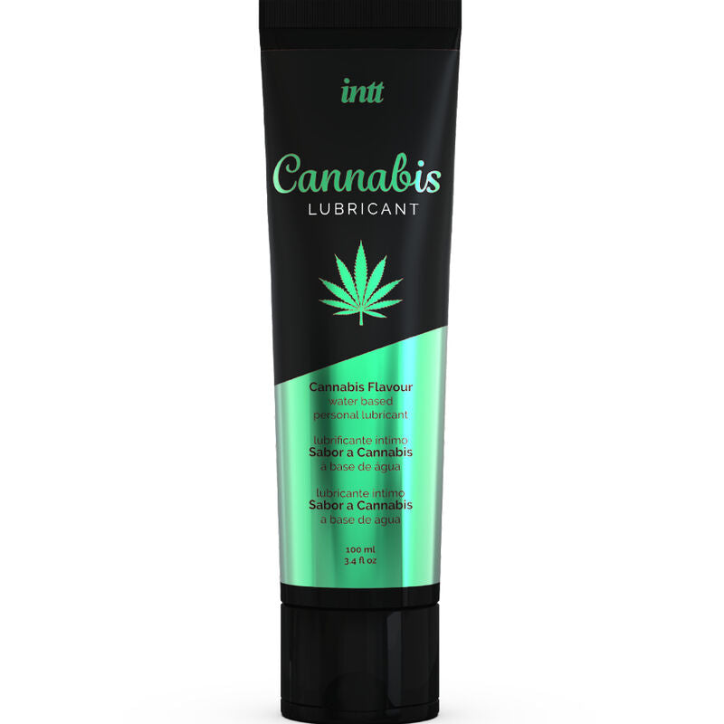 INTT LUBRICANTS - LUBRIFICANTE ÍNTIMO À BASE DE ÁGUA COM SABOR A CANNABIS