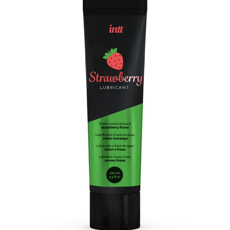 INTT LUBRICANTS - LUBRIFICANTE ÍNTIMO À BASE DE ÁGUA SABOR MORANGO